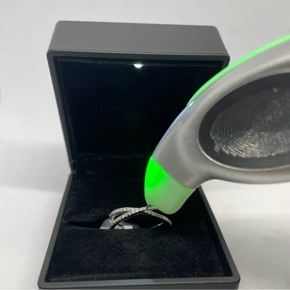 Moissanite Criss Cross Ring Band X Ring Wedding Eternity 925 18K White Gold 1 Ct - Picture 3 of 12